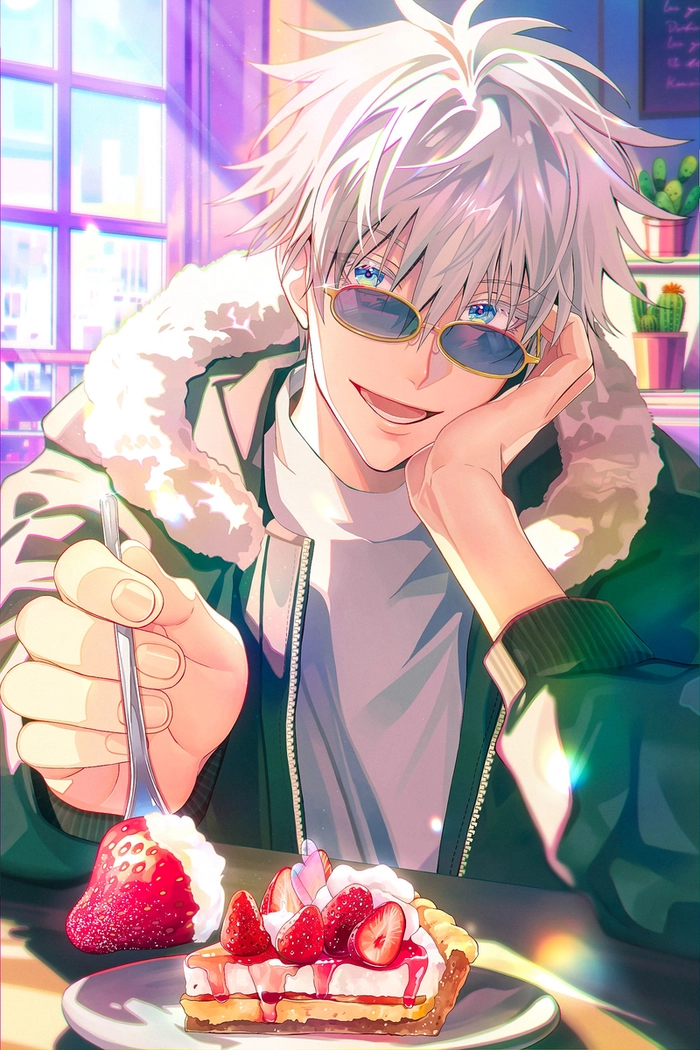 Ảnh Gojo Satoru cute dễ thương