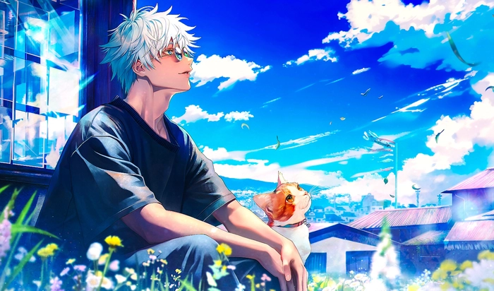 Ảnh Gojo Satoru ngầu trong manga
