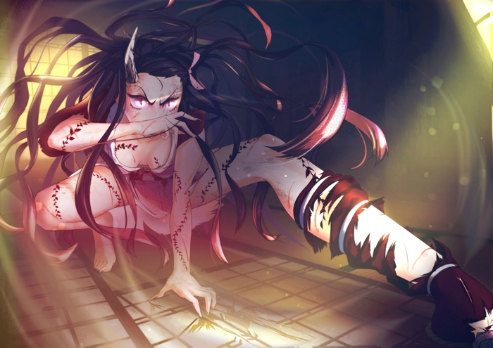 Ảnh Nezuko ngầu chiến thần