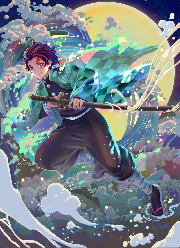 Ảnh Tanjiro hoạt hình
