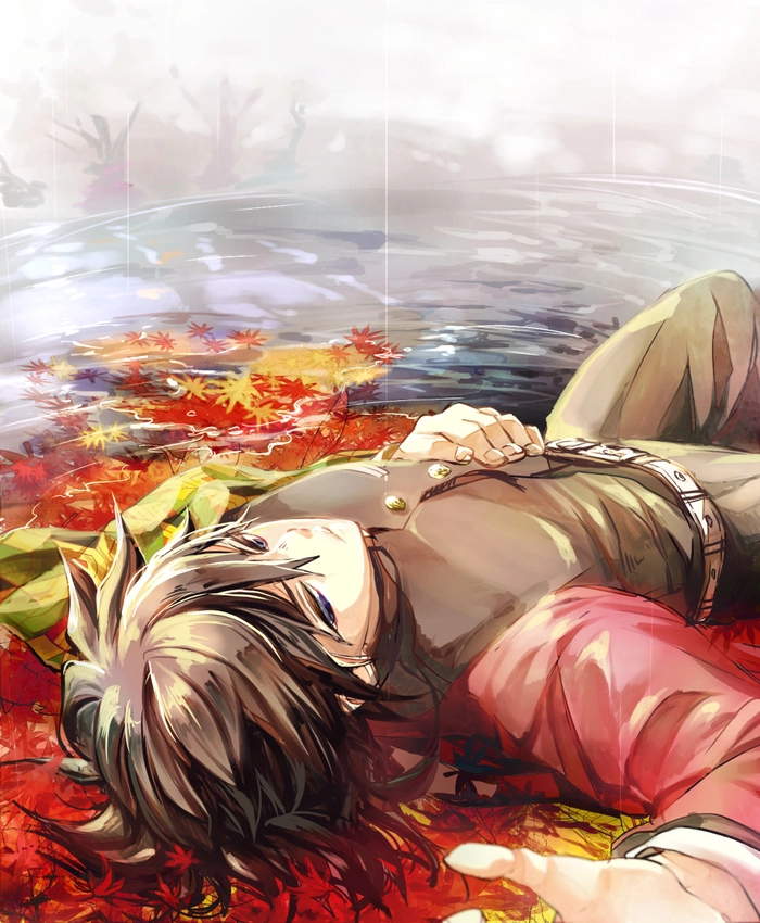Ảnh Tomioka Giyuu nhìn xa xăm