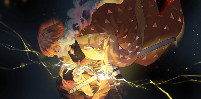 Ảnh Zenitsu ngầu lòi