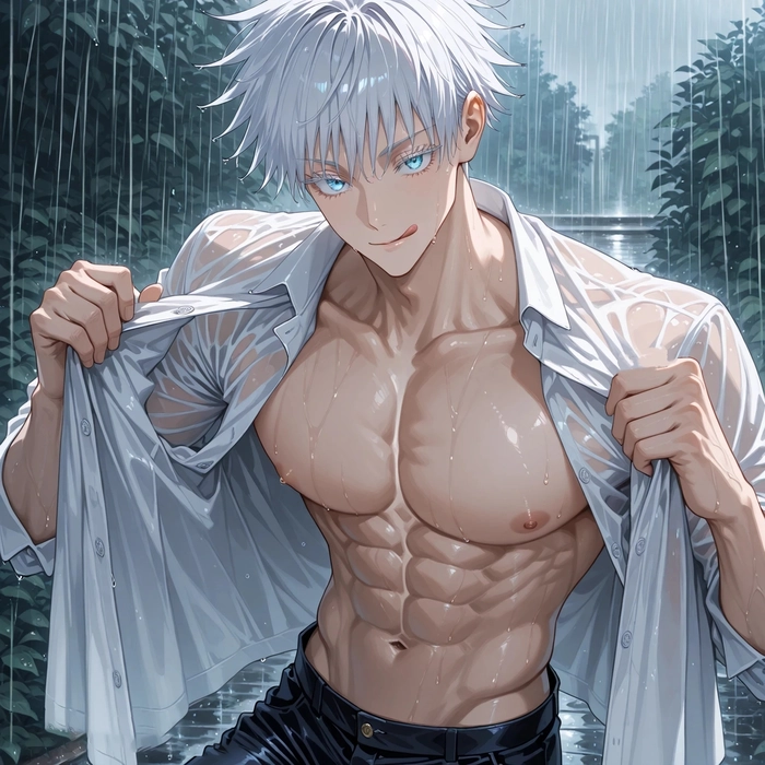 Ảnh anime Gojo Satoru thần thái