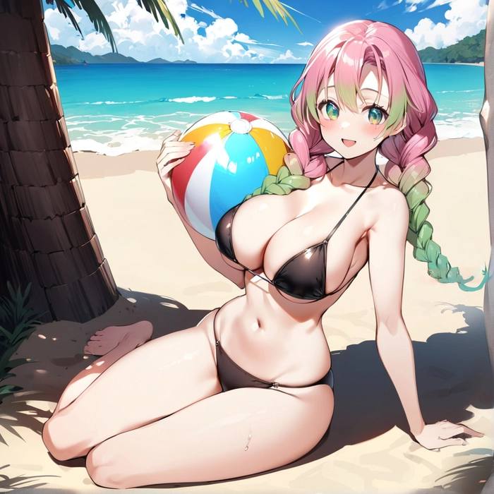 Ảnh anime Mitsuri tạo dáng cuốn hút
