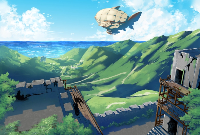 Ảnh anime wibu phong cảnh buồn