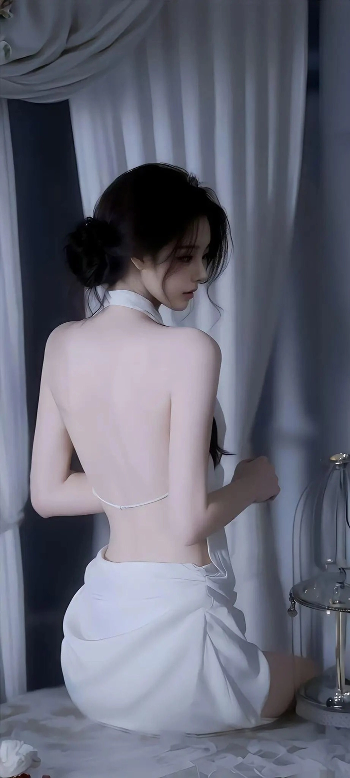 Ảnh gái xinh sexy khoe lưng trần