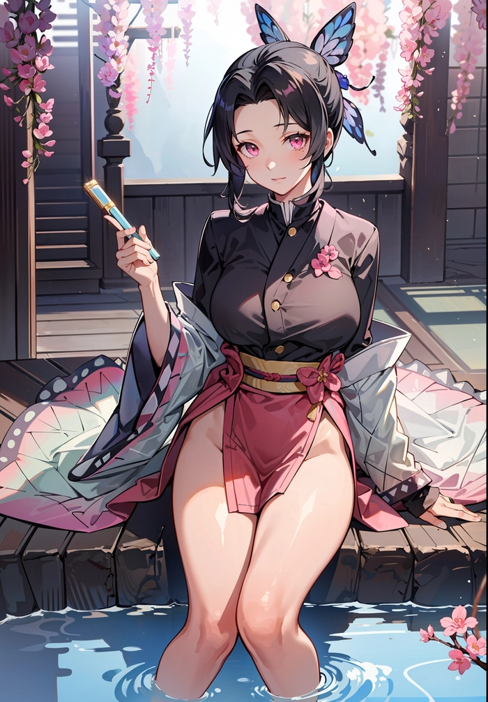 Ảnh waifu Kochou Shinobu nóng bỏng