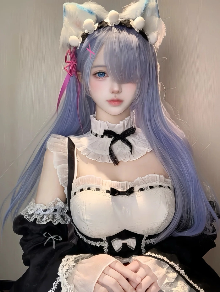 Cosplay maid gái xinh Trung Quốc ấn tượng
