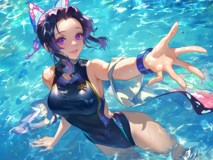 Fanart Kochou Shinobu anime