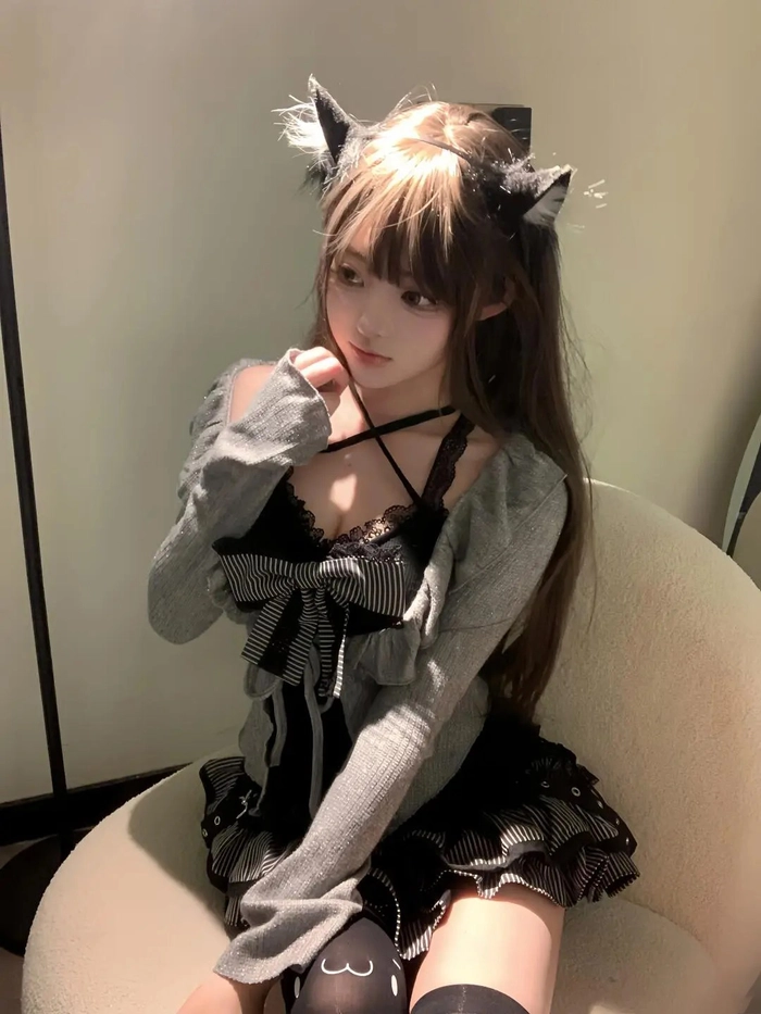 Gái Trung Quốc cute phong cách học sinh