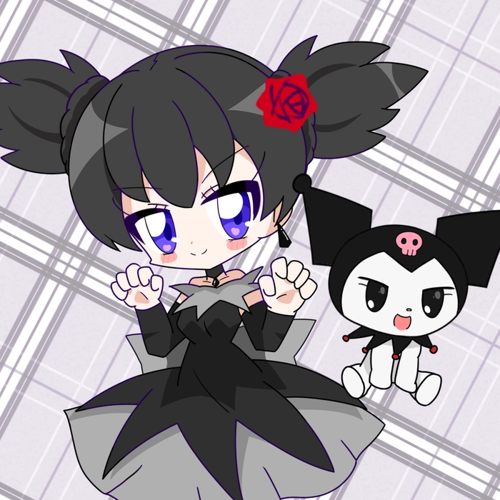 Hình Kuromi anime style ngầu