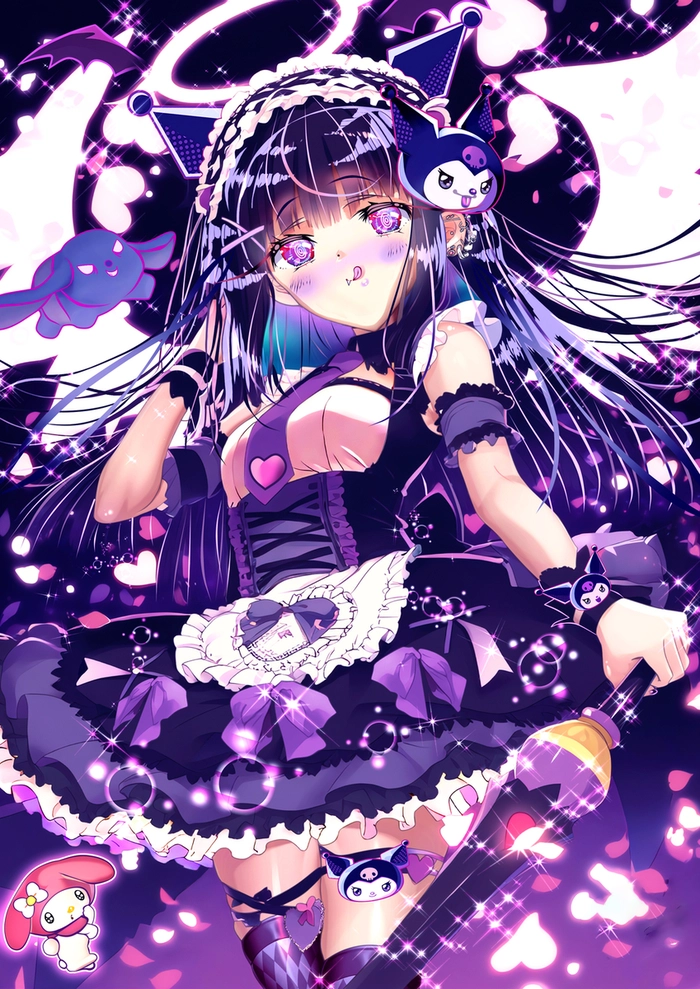 Hình Kuromi cute dễ thương ngất