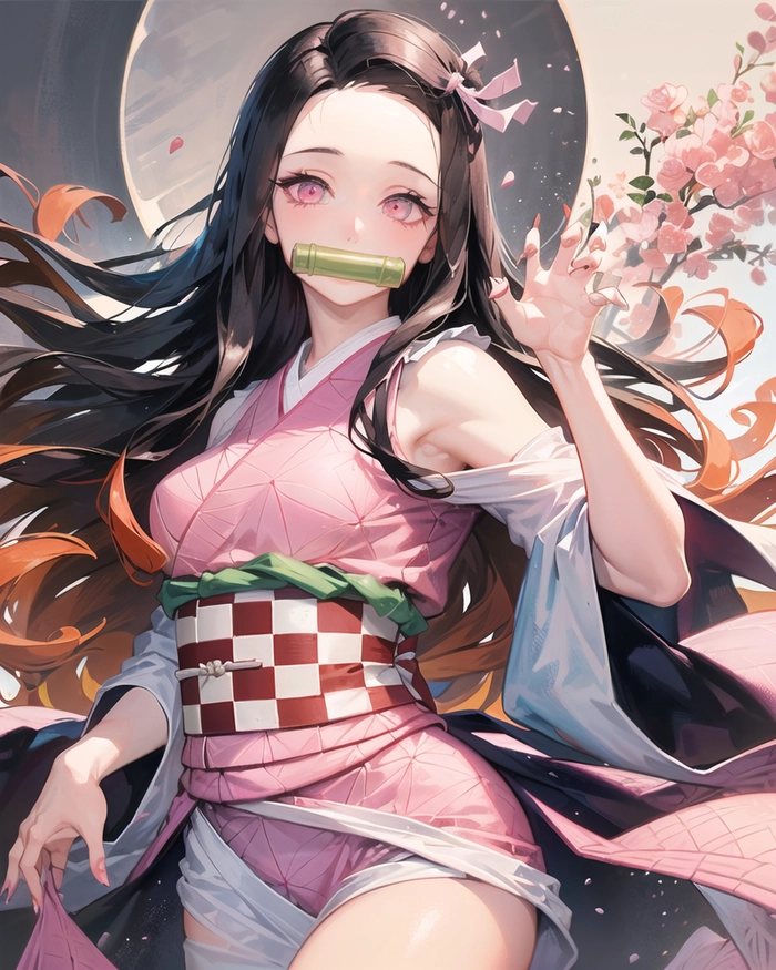 Hình Nezuko Thanh Gươm Diệt Quỷ