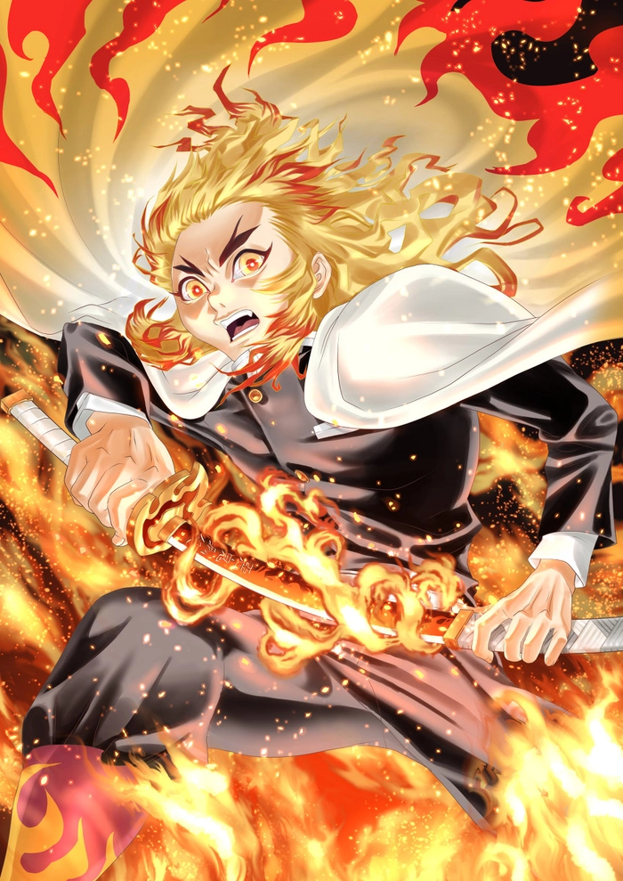 Hình Rengoku đẹp mắt