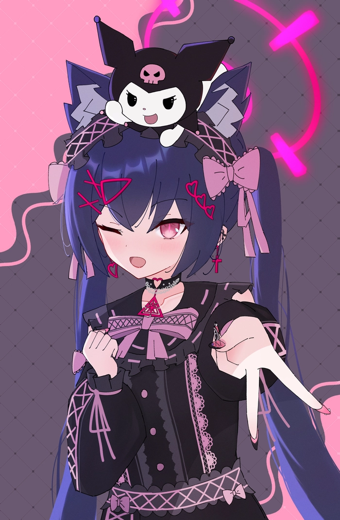 Hình ảnh Kuromi anime cool girl