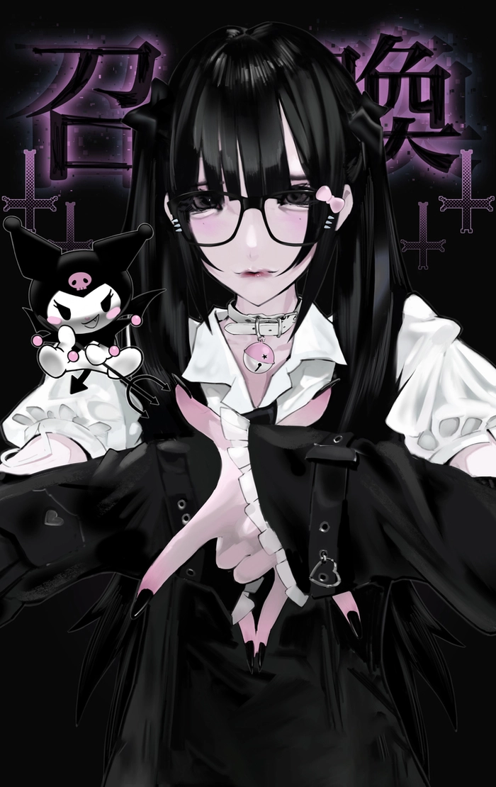 Hình ảnh Kuromi anime cosplay ngầu