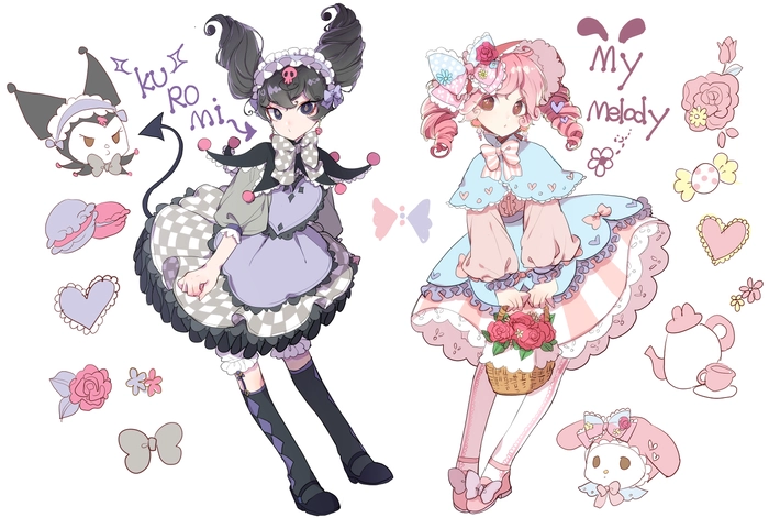Hình ảnh Kuromi anime phong cách riêng