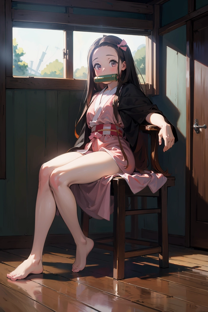 Hình ảnh Nezuko chibi cute dễ thương
