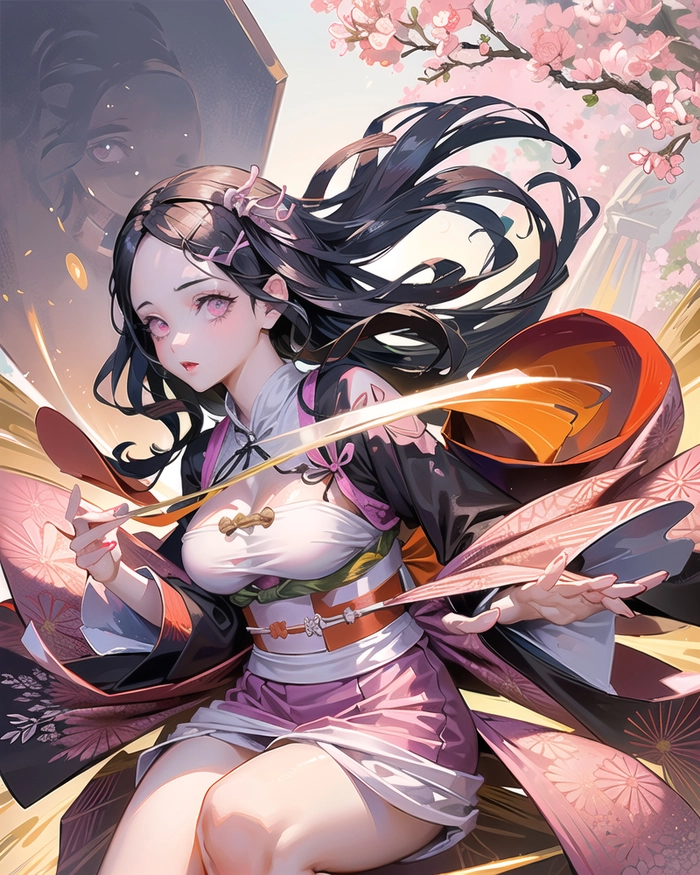 Hình ảnh Nezuko đẹp ngầu