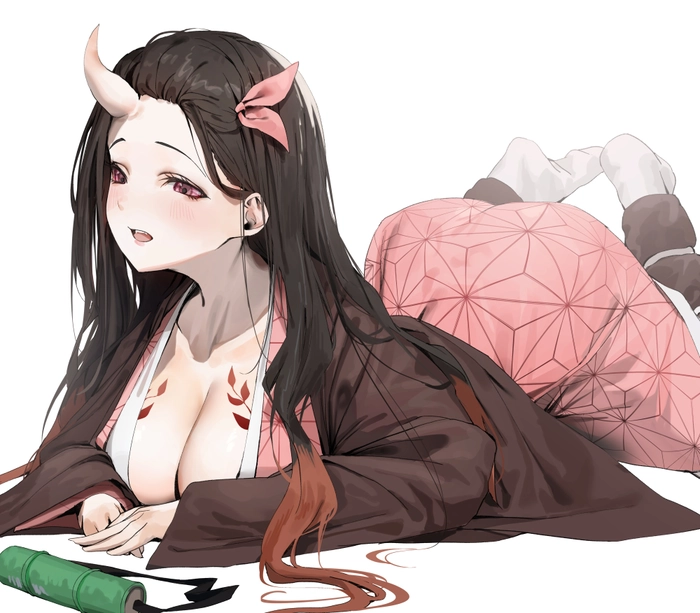 Hình ảnh Nezuko ngộ nghĩnh đáng yêu