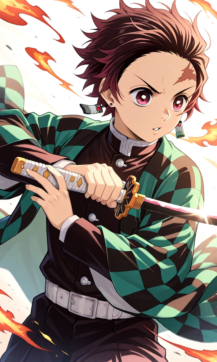 Hình ảnh Tanjiro chibi đáng yêu