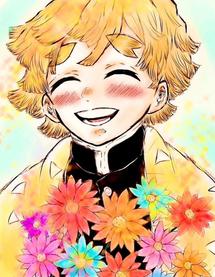 Hình ảnh Zenitsu cute
