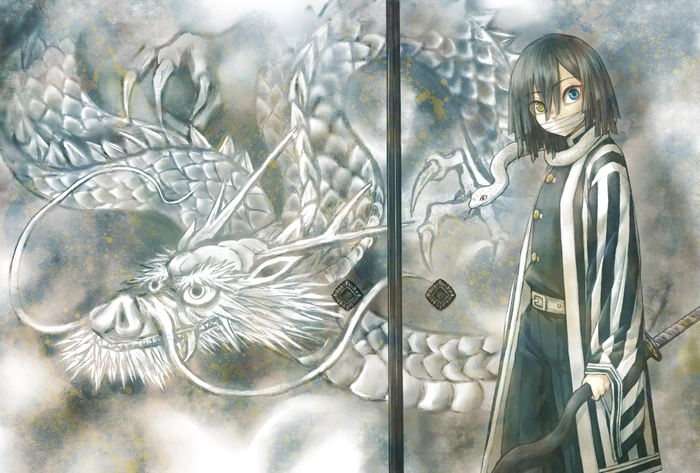 Hình ảnh anime Obanai độc lạ