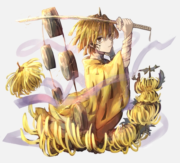 Hình anime Zenitsu cute