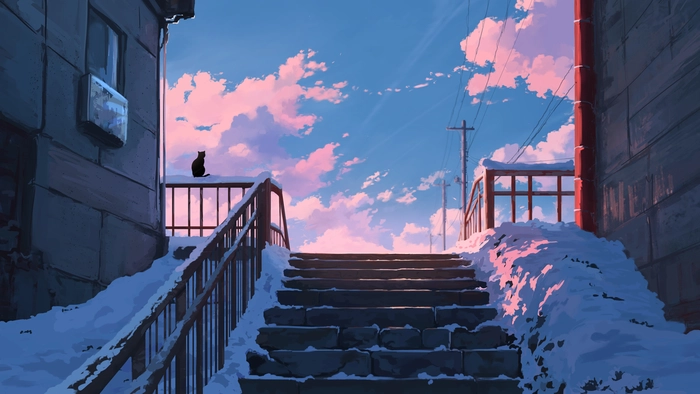Hình anime wibu ngắm sao