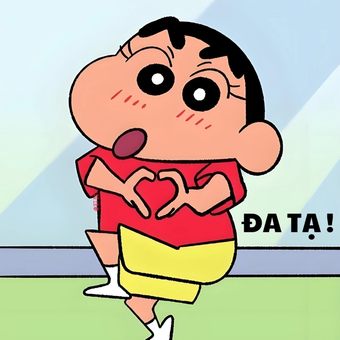 Hình chế cu Shin đa tạ meme viral