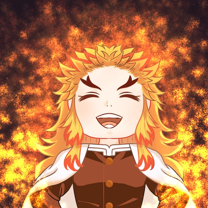 Hình chibi Rengoku cute