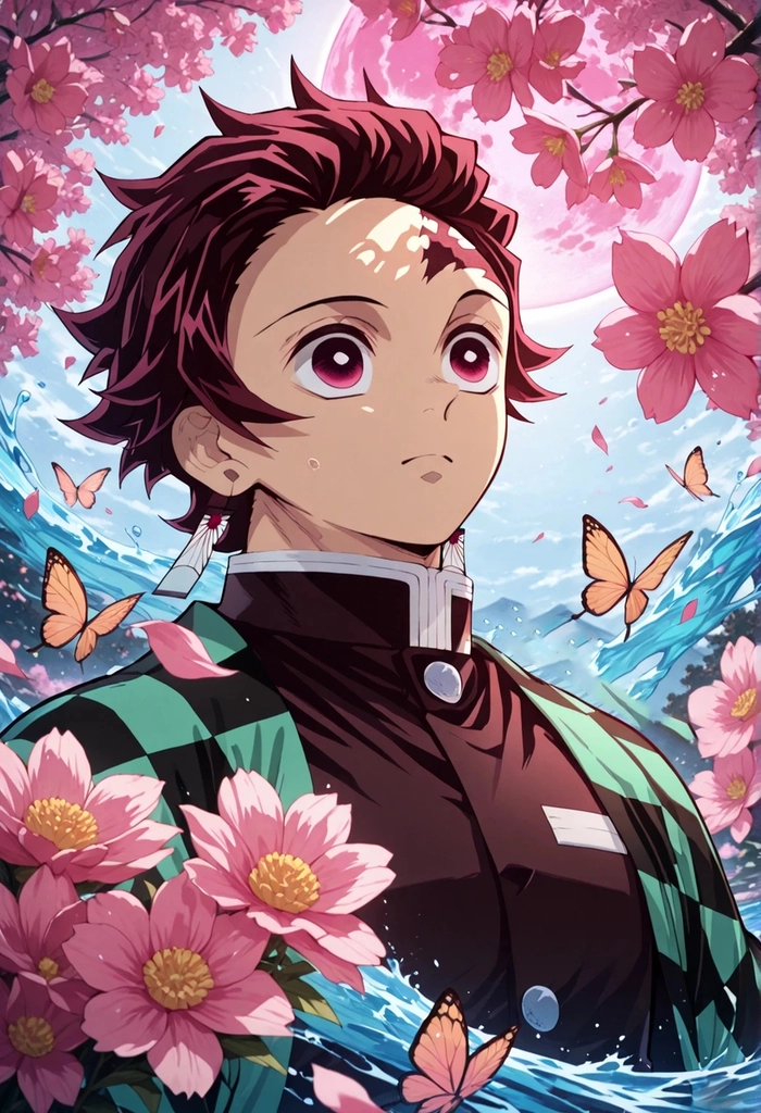 Hình nền Kamado Tanjirou cute