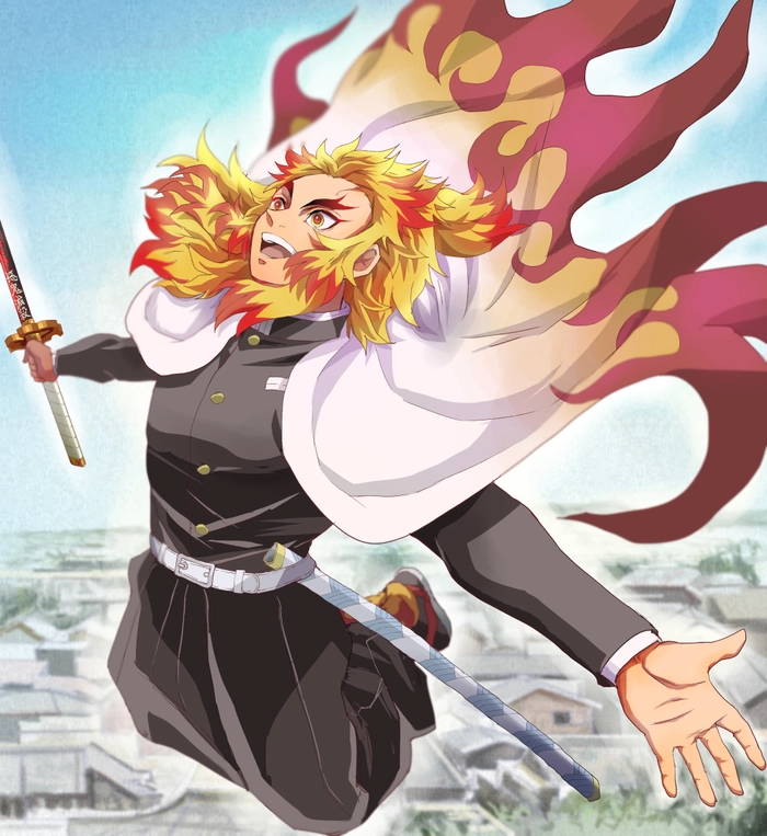 Hình nền Rengoku đẹp