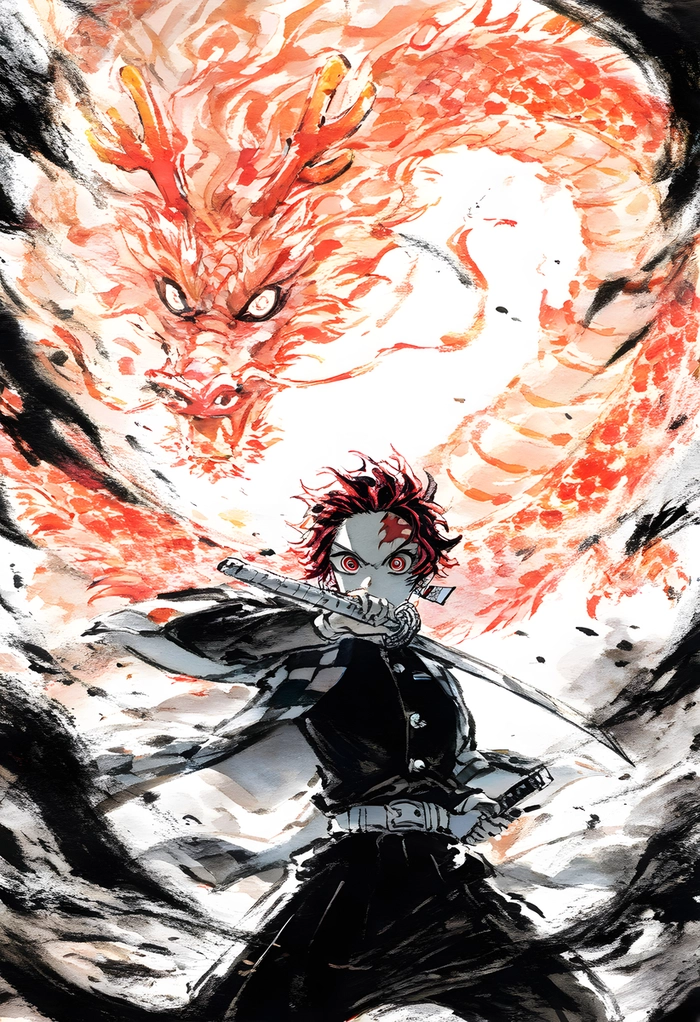 Hình nền anime Kamado Tanjirou