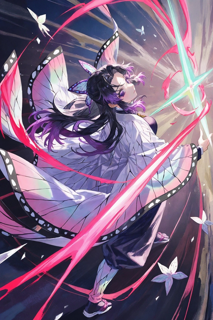 Hình vẽ Shinobu manga