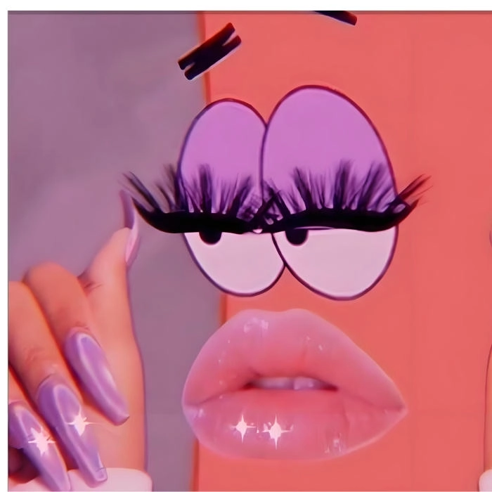 Meme môi slay lườm cháy
