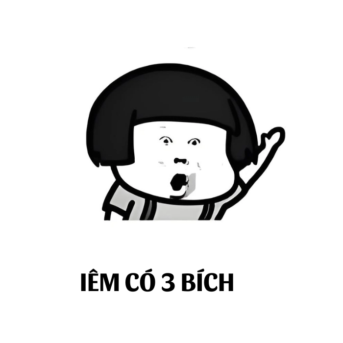 Meme tao có 3 bích vui