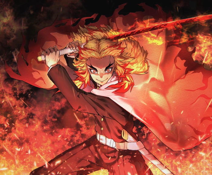 Rengoku và thanh kiếm lửa