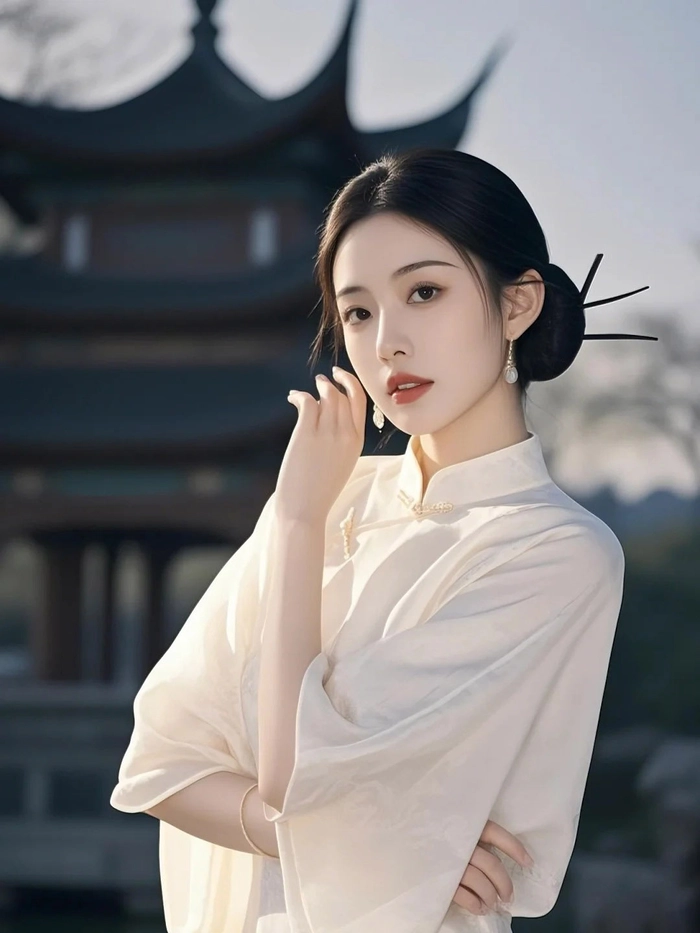 Thiếu nữ Trung Quốc cổ trang ngọt ngào quyến rũ