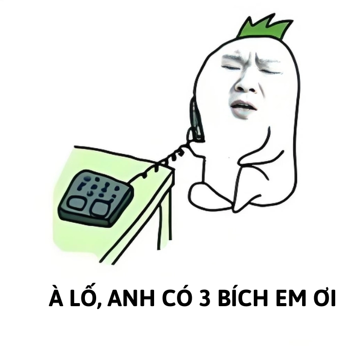 ảnh 3 bích meme chế cười