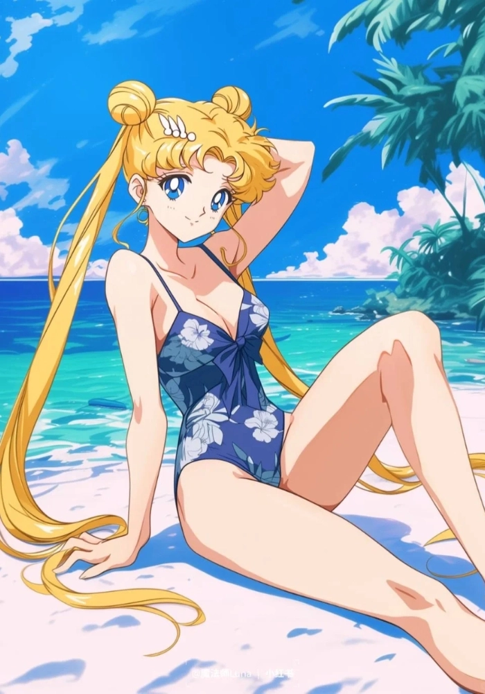 ảnh gái xinh anime mặc bikini