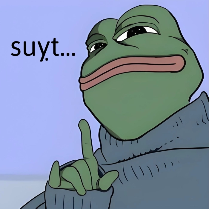 ảnh meme ếch xanh suỵt