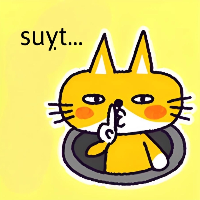 hình ảnh meme suỵt cute