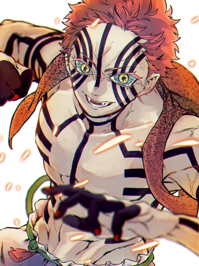 Akaza Demon Slayer đẹp mạnh mẽ