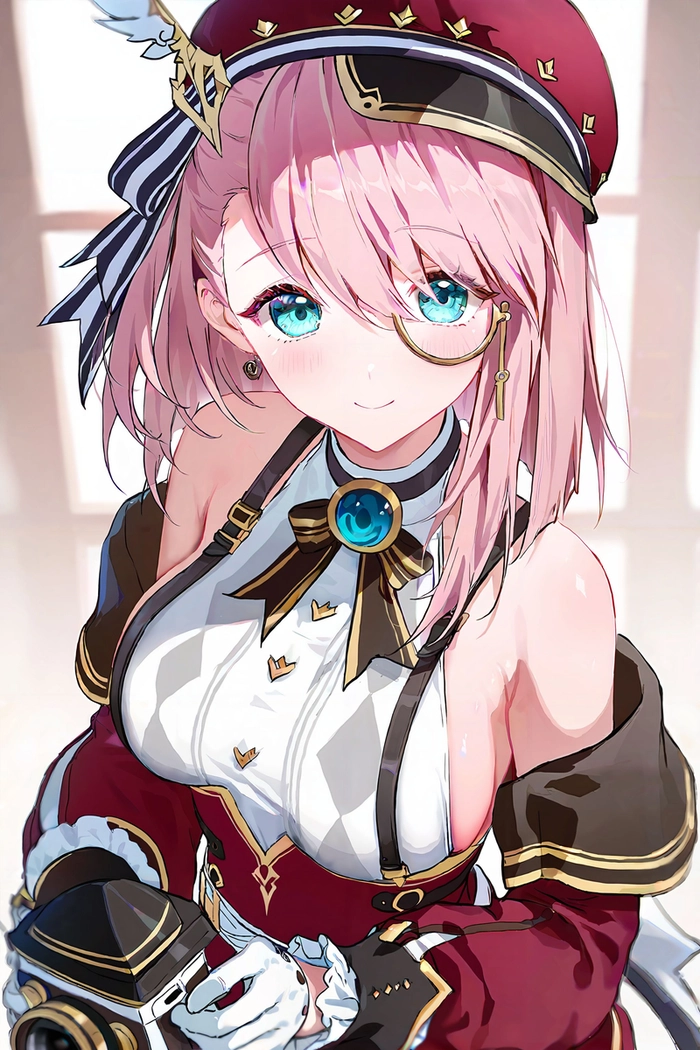 Ảnh Charlotte Genshin cận mặt gợi cảm