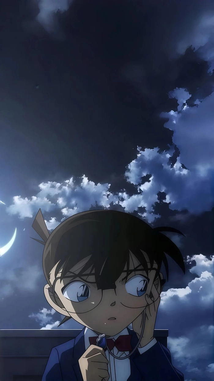 Ảnh Conan cười cute