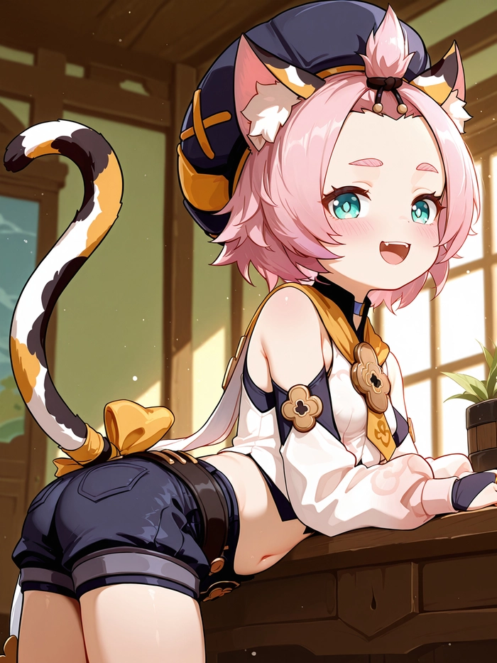 Ảnh Diona Genshin chibi gợi cảm