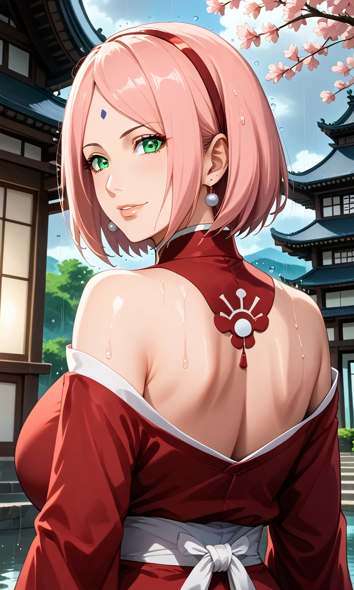 Ảnh Haruno Sakura cận mặt xinh đẹp