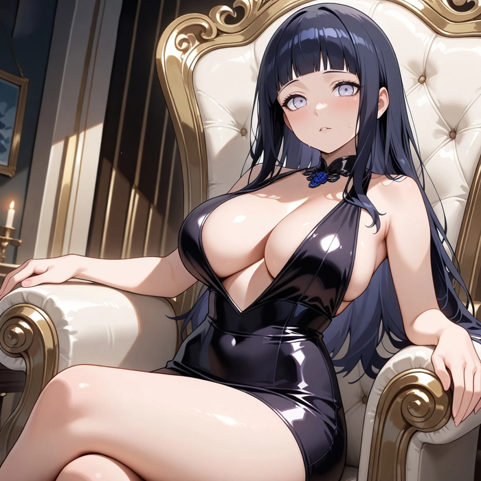 Ảnh Hinata sexy khoe vai trần gợi cảm