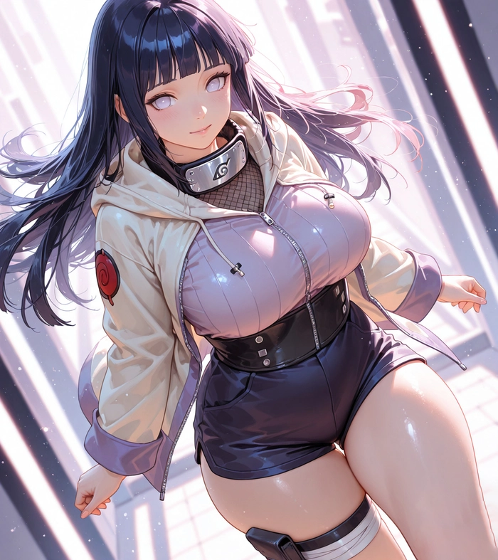 Ảnh Hinata sexy trong bộ đồ bó sát